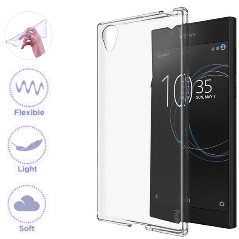 Skaidrus silikoninis-tpu dėkliukas (XPERIA L1 telefonams) Skaidrus silikoninis-tpu dėkliukas (XPERIA L1 telefonams)
